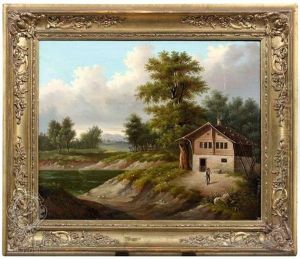 Landschaft Aus Der Steiermark by Anton Schiffer