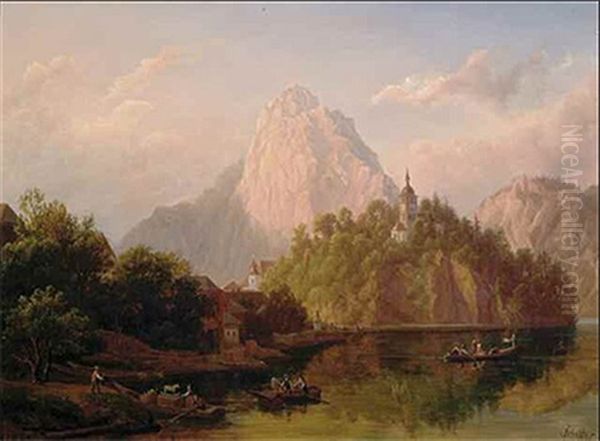 Der Traunstein Und Der Johannesberg In Traunkirchen - view 1