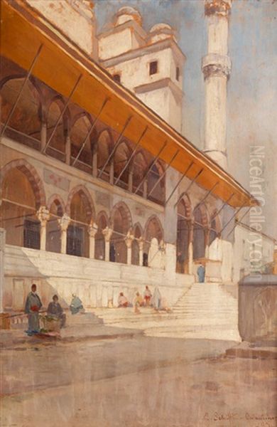 Vor Einer Moschee In Konstantinopel - view 1