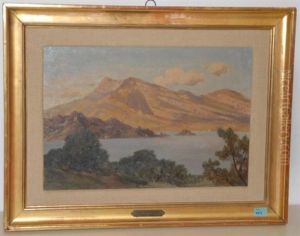 Landschaftsstudie Am Vierwaldstattersee by Jost Joseph Niklaus Schiffmann