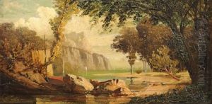 Am Vierwaldstattersee by Jost Joseph Niklaus Schiffmann
