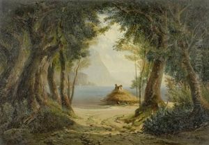Am Ufer Des Vierwaldstattersee(?) by Jost Joseph Niklaus Schiffmann