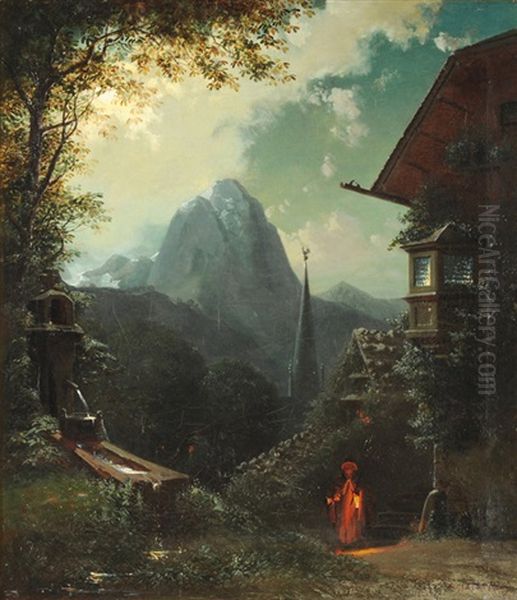 Mondnacht In Partenkirchen - view 1