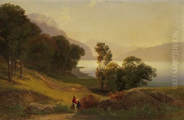 Seelandschaft Mit Reiter - view 1
