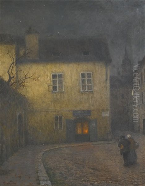 A Street Corner In Prague - view 1