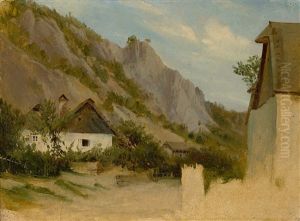 Landscape Study by Johann Heinrich Schilbach