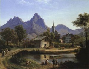 Gebirgslandschaft Bei Berchtesgaden