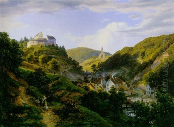 Schloss Schonberg An Der Bergstrasse - view 1