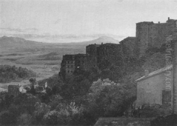 Blick Auf Olevano - view 1
