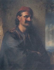 Portrait Of A Greek Man In National Costume