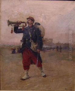 ''legionario Che Suona Il Corno'' by Paul Emile Boutigny