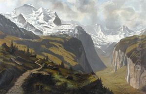 Lauterbrunnental Mit Wengeralp, Jungfrau Und Breithorn