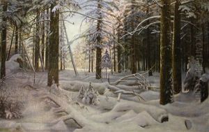 Paysage Enneige by Andrej Nikolajevich Schilder