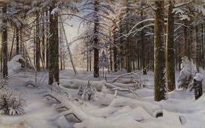 Foret Enneigee by Andrej Nikolajevich Schilder