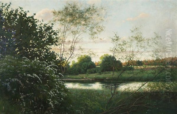 Summer Evening By The River - view 1