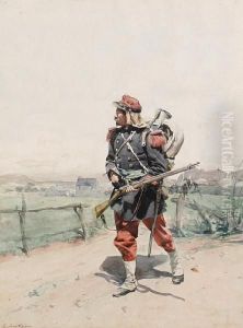 Napoleonic Soldier by Paul Emile Boutigny