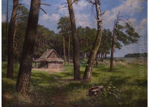 Hutte Im Wald by Andrej Nikolajevich Schilder