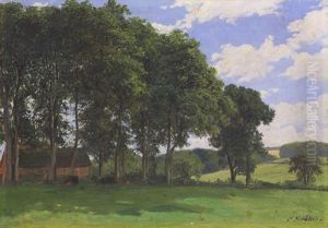 Norddeutsche Landschaft - Sommertag by Karl Schildt
