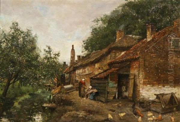 Farmhouse With Two Women - view 1