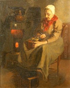 Interior With Coffee Grinder by Martinus Schildt