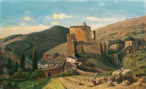 Burg Baldwinstein by Heinrich Schilking