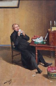 The Curate's Letter by Adolf Schill