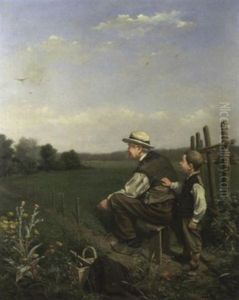 L'oiseleur Flamand by Adolf Schill