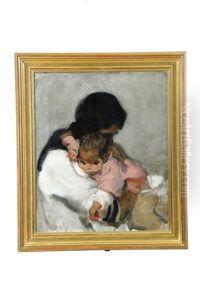 Puerto Rican Mother And Child by Alice Schille
