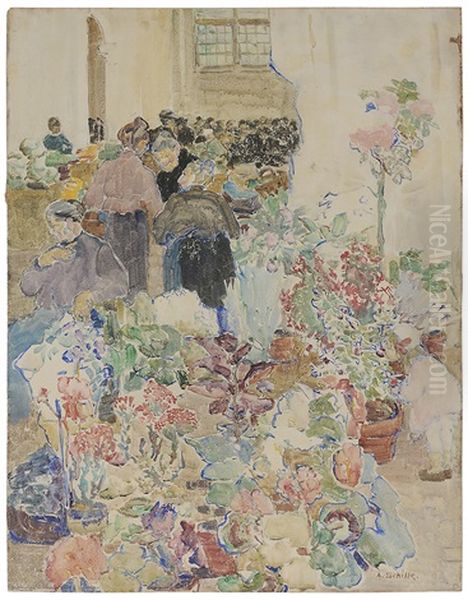 Flower Market - view 1