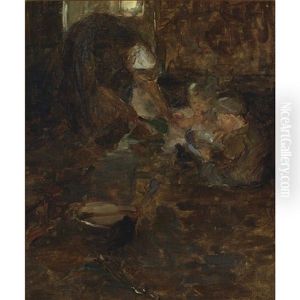 Woman With Children by Alice Schille