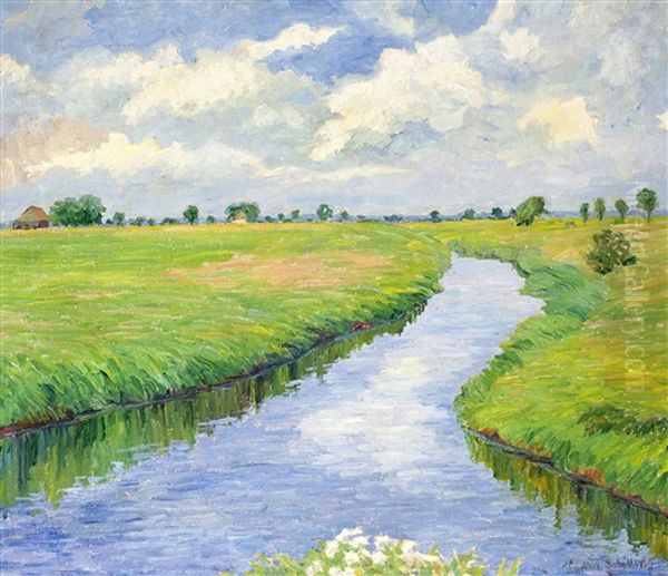 Sommerlandschaft Bei Fischerhude - view 1