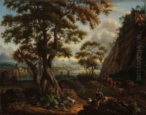 Scene Pastorale (in The Manner Of Nicolas Berchem) Scene Pastorale (in The Manner Of Nicolas Berchem)