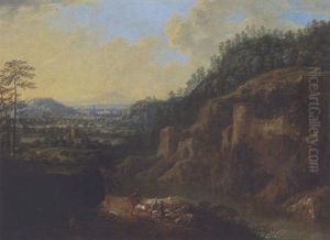 Gebirgslandschaft by Maximilian Joseph Schinagl