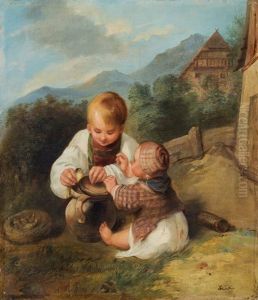 Der Kleine Vogelfanger by Albert Schindler