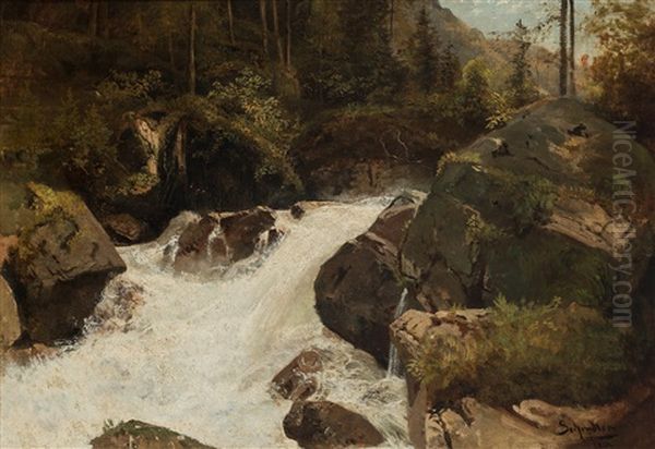 Osterreichische Truppen Passieren Einen Gebirgspass Mit Grenzkontrolle. - view 1
