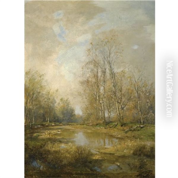 In Den Praterauen (the Prater Meadows, Vienna) - view 1