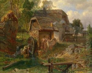 Muhle In Der Ramsau by Emil Jacob Schindler