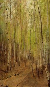 Birkenwald by Emil Jacob Schindler