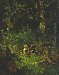 Kleines Madchen Auf Einer Waldlichtung Kleines Madchen Auf Einer Waldlichtung