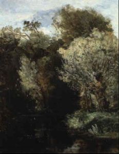 Partie Im Prater In Wien by Emil Jacob Schindler