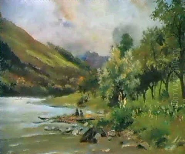 Flusslandschaft - view 1