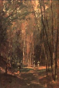 Spaziergang Im Birkenwald by Emil Jacob Schindler