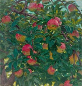 Apples In The Tree by Osmar Schindler