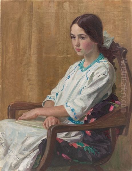 Girl In A Chair - view 1