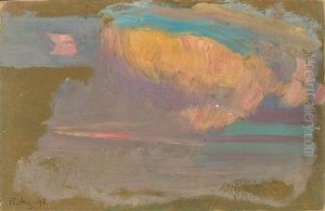 Three Cloud Studies by Osmar Schindler
