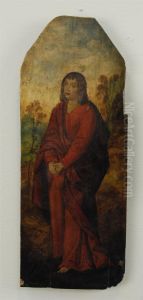 Saint In Landscape