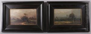 2 Landschaften by Reinhart Schinzel