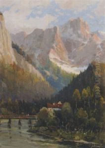 Gesause-eingang Im Ennstal Mit Dem Odstein by Reinhart Schinzel