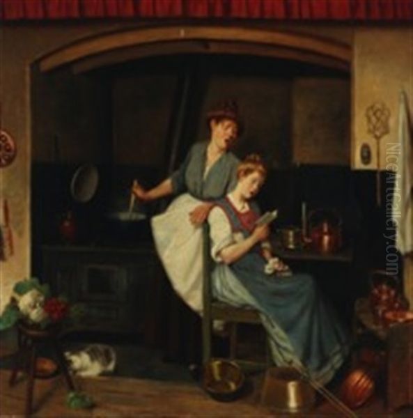 Girls Singing In The Kitchen - view 1