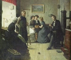 De Forlovede Gjore Visit by Harald Valdemar Schiodte
